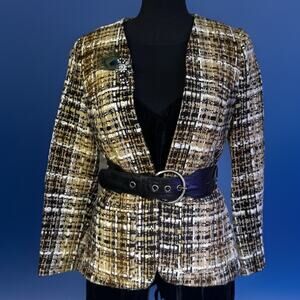 Vintage California GIrl Tweed Jacket | Coastal Prep | Chanel Vibe | Old Money